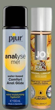 Набір лубрикантів pjur analyse me! Comfort water glide 100 мл + System JO Juicy Pineapple (30 мл) LB969 фото