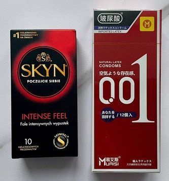 Комплект SKYN Intense Feel 10 шт + Muaisi 001 Red 12 шт SOS2733 фото