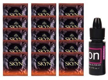 Комплект Skyn Warming 15 шт + Sensuva ON Arousal Oil for Her Original 5 мл SOS14516 фото