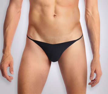 Чоловічі трусики з силіконовою анальною пробкою Art of Sex Sexy Panties Plug, чорні (L / One Size) SO5879 фото
