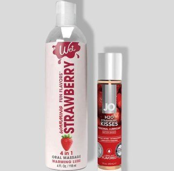 Wet Oral Play Strawberry (118 мл) + JO Strawberry Kiss (30 мл) LB868 фото