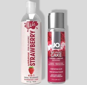 Wet Oral Play Strawberry (118 мл) + JO Red Velvet Cake (60 мл) LB846 фото
