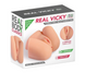 Мастурбатор-полуторс с вибрацией Real Body Real Vicky вагина и анус, 22х19 см SO9952 фото 3