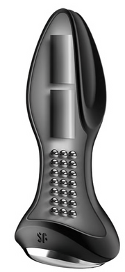 Анальна смарт-вібропробка із перлинним масажем Satisfyer Rotator Plug 2+ Black SO6279 фото