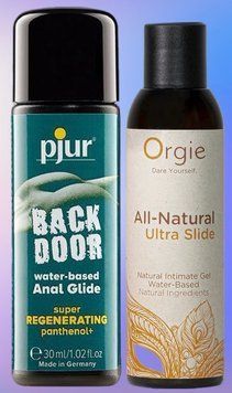 Набор лубрикантов pjur backdoor Regenerating 30 мл + ALL-NATURAL Ultra slide, 150 мл Orgie LB478 фото