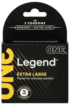 Засіб захисту ONE Legend XL, 3 шт, збільшений розмір SX0781 фото