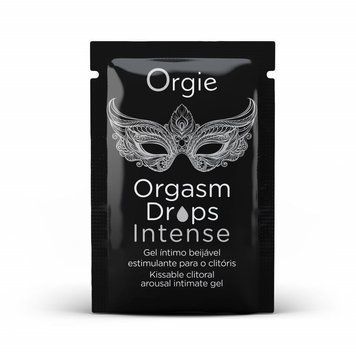 Пробник збуджуючих крапель для клітора ORGASM DROPS INTENSE, 1 мл інтенсивна дія Orgie (Бразилія-Португалія) S02651966 фото