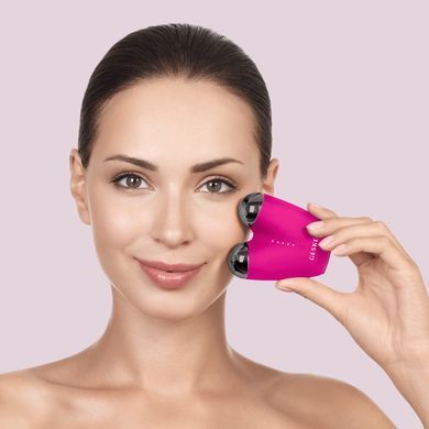 Мікрострумовий підтягувач обличчя GESKE MicroCurrent Face-Lifter 6в1 magenta HB0131 фото