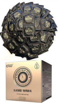 SKYN ORIGINAL (50 шт) и OLO Physical Delay Sleeve+ (10 шт) SOS296 фото