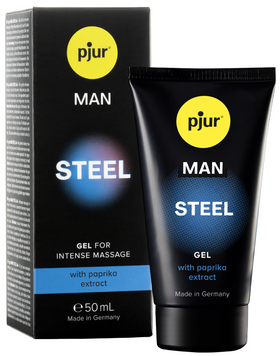 pjur MAN STEEL Gel &mdash; Стимулирующий гель для мужчин с экстрактом паприки и ментолом, 50 мл PJ12910 фото