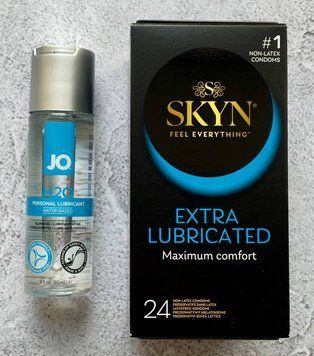 Набір Skyn Extra Lube 24 шт + Лубрикант System JO H2O ORIGINAL (60 мл) SOS2693 фото