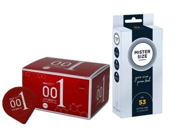 OLO Passionate Factor &ndash; 10 шт и Mister Size - Pure Feel - 53 (10 шт) SOS983 фото