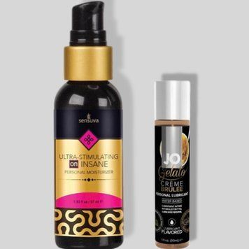 Sensuva Ultra-Stimulating On Insane Original (57 мл) + JO GELATO CremeBrulee (30 мл) LB380 фото