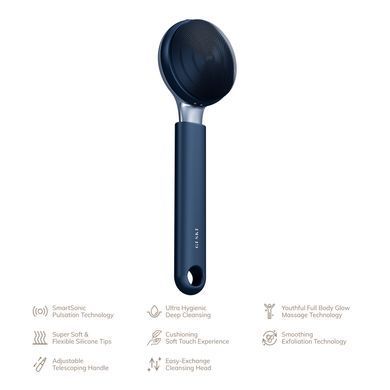 Ультразвуковая щетка для всего тела GESKE Sonic Full-Body Brush&Intensive Exfoliator 8в1 midnight HB0378 фото