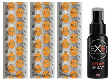 Комплект: EXS Delay 15 шт + Пролонгатор EXS Delay Spray 50 мл SOS11106 фото
