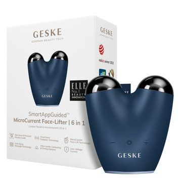 Мікрострумовий підтягувач обличчя GESKE MicroCurrent Face-Lifter 6в1 midnight HB0133 фото