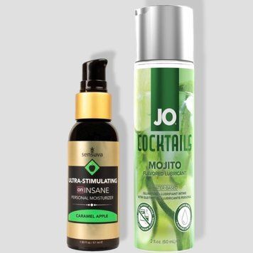 Sensuva Ultra-Stimulating On Insane Caramel Apple (57 мл) + JO Cocktails Mojito (60 мл) LB248 фото