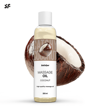 Масажна олія Satisfyer Massage Oil Coconut (Кокос), 250 мл SX2706 фото