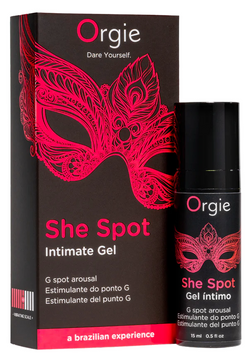 Возбуждающий интимный гель для стимуляции точки G Orgie She Spot G-Spot Arousal Gel (вибрация 6 из 10), 15 мл SX1552 фото
