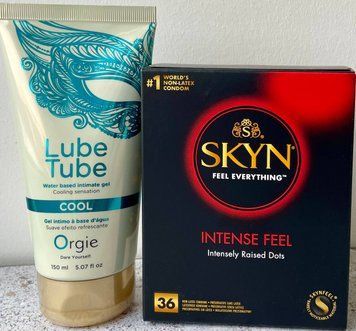 Комплект Skyn Intense feel 36 штук + LUBE TUBE COOL, 150 мл ORGIE SOS1110 фото