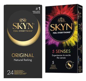 Набор :Skyn Original 24 шт и SKYN 5 Senses SK56 фото