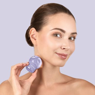 Масажер для обличчя і тіла GESKE Cool&Warm Face and Body Massager 7в1 purple HB0303 фото