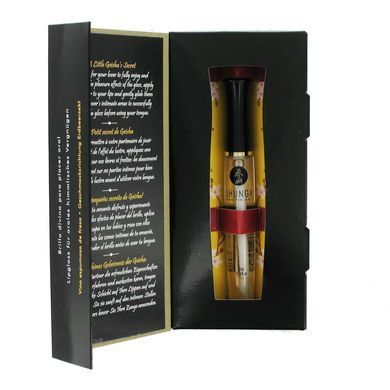 Стимулювальний блиск для губ Shunga LIPGLOSS &ndash; Sparkling Strawberry Wine (10 мл), ефект поколювання SO2554 фото