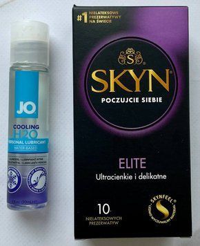 Комплект Skyn Elite 10 шт - Лубрикант System JO H2O COOLING (30 мл) SOS2845 фото