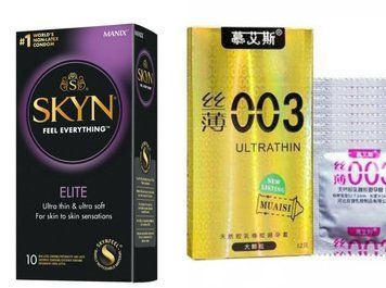 SKYN Elite 10 шт (ультратонкие) + Ультратонкие Muaisi 003 Ultrathin 12 штук SOS23 фото
