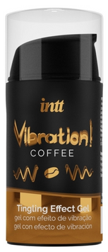 Жидкий вибратор со вкусом кофе INTT Coffee Vibration (15 мл) &ndash; с эффектом пульсации и согревания SO3511 фото
