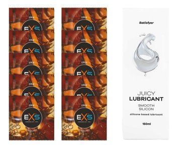 Комплект: EXS CRAZY COLA 10 шт. + Лубрикант Satisfyer Smooth Silicon 150 мл SOS11415 фото