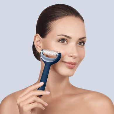 Електронний ролер для обличчя та тіла з мікроголками GESKE MicroNeedle Face&Body Roller 8в1 midnight HB0199 фото
