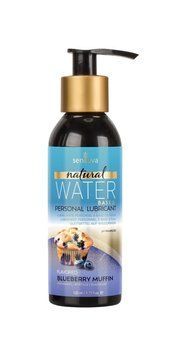 Смазка на водной основе Sensuva Natural Water-Based Blueberry Muffin 125мл без глицерина и парабенов SO4943 фото