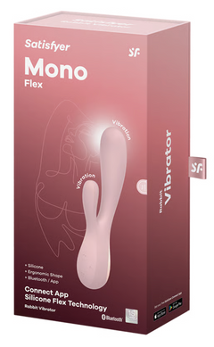 Вібратор-кролик із керуванням через застосунок Satisfyer Mono Flex Connect App (рожевий) SO3902 фото