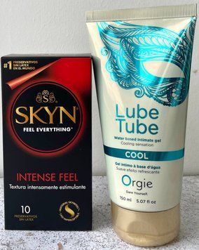 Набір SKYN Intense Feel 10 шт + LUBE TUBE COOL, 150 мл ORGIE SOS1113 фото