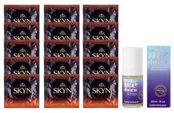 Комплект Skyn Warming 15 шт + Love To Love Pulse Me Down Gel (30 мл) SOS14483 фото