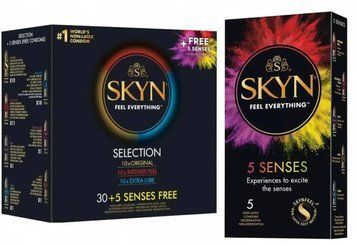 Набор :Skyn Selection 30 шт + 5 of 5 Senses 35 шт и SKYN 5 Senses SK58 фото