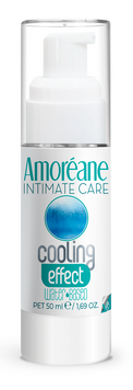 Змазка на водній основі з охолоджувальним ефектом Amoreane Intimate Care Cooling Effect (50 мл) SO9929 фото