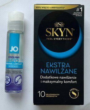 Комплект Skyn Extra Lube 10 шт - Лубрикант System JO H2O COOLING (30 мл) SOS2848 фото