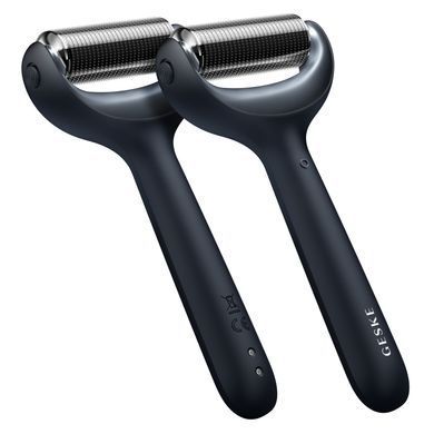 Електронний ролер для обличчя та тіла з мікроголками GESKE MicroNeedle Face&Body Roller 8в1 black HB0201 фото