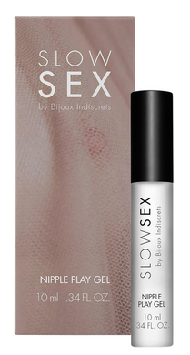 Стимулювальний гель для сосків Bijoux Indiscrets Nipple Play Gel (10 мл) &mdash; з металевим ролером та охолоджуючим ефектом SO5903 фото