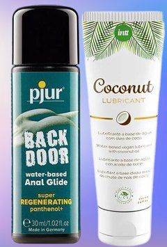 Набор лубрикантов pjur backdoor Regenerating 30 мл + Intt Coconut (100 мл) LB470 фото