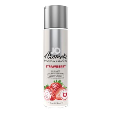 Массажное масло System JO Aromatix - Massage Oil - Strawberry 120 мл SO6768 фото