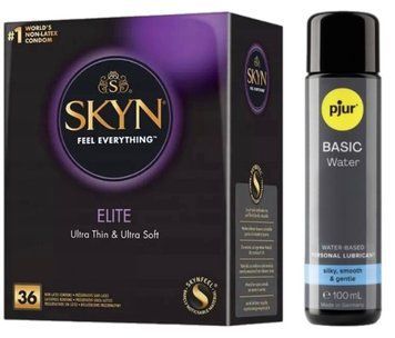 Комплект Skyn Elite 36 шт + pjur Basic Waterbased 100 мл SOS13328 фото