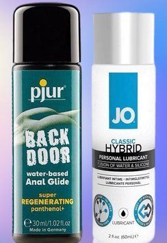 Набор лубрикантов pjur backdoor Regenerating 30 мл + System JO Classic Hybrid (60 мл) LB489 фото