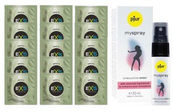 Комплект EXS Snug Fit 15 шт + pjur My Spray, 20 мл SOS14947 фото