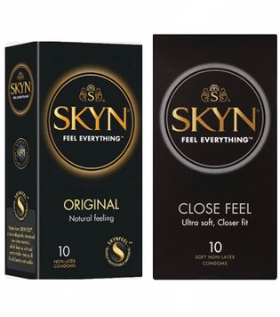 Набір 20 штуки Skyn Original 10 штук + Skyn Close feel 10 штук SK33 фото