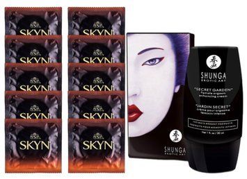 Комплект Skyn Warming 10 шт + Shunga Secret Garden (30 мл) SOS14186 фото