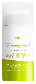 Рідкий вібратор зі смаком коктейлю кайпірінья INTT Caipirinha Vibration (15 мл) &mdash; з ефектом пульсації та зігрівання SX0579 фото