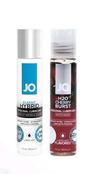 Набор лубрикантов System JO Classic Hybrid (30 мл) + System JO H2O Cherry Burst (30 мл) LB59 фото